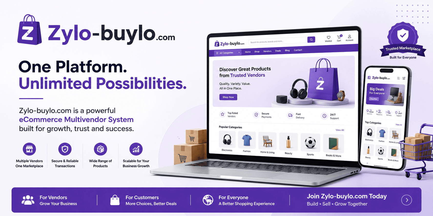 Zylo-Buylo premium marketplace preview